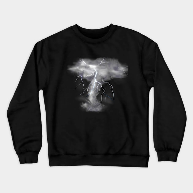 Tornado Storm Chaser Crewneck Sweatshirt by Happy Art Designs